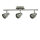 Decken-Wandstrahler Spotlampe Tessa Deckenleuchte Spot Strahler Metall chrom  Stab - 3flammig