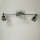 Decken-Wandstrahler Spotlampe Tessa Deckenleuchte Spot Strahler Metall chrom  Stab - 3flammig