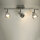 Decken-Wandstrahler Spotlampe Tessa Deckenleuchte Spot Strahler Metall chrom  Stab - 3flammig