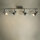 Decken-Wandstrahler Spotlampe Tessa Deckenleuchte Spot Strahler Metall chrom  Stab - 4flammig