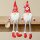 2 x Kantenhocker Nela Dekofigur H40cm Weihnachtsdekoration Regaldeko