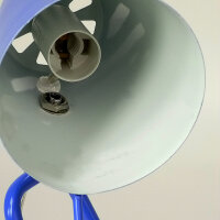 Farbenfrohe Tischleuchte Rose Arbeitsleuchte Schreibtischleuchte E14 Blau