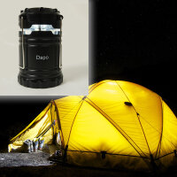LED Campingleuchte tragbare Campinglampe Gartenlaterne Außenleuchte Nachtlicht  1 Stück