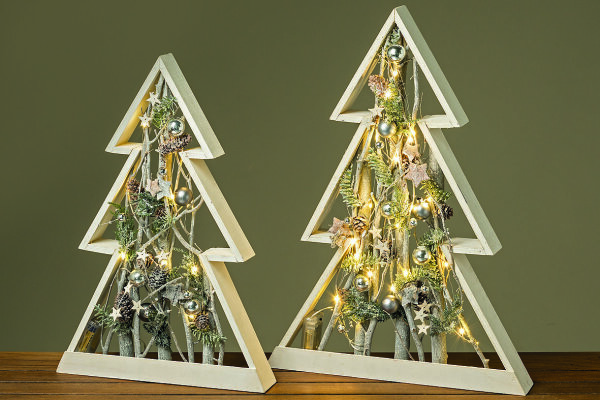 LED Objekt Baum batteriebetrieben LED Tannnenbaum 50cm Weihnachtsbaum