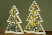 LED Objekt Baum batteriebetrieben LED Tannnenbaum 50cm...