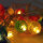 Solarlichterkette Kugeln bunt 50 LED weiß Solar Leuchte Dekoration Geschenk