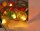 Solarlichterkette Kugeln bunt 50 LED weiß Solar Leuchte Dekoration Geschenk