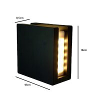 LED Außen-Wandleuchte Fulda 2