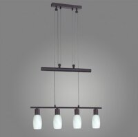 Pendelleuchte Sina 4-flammig Lampe mit Gegenzug Metall...