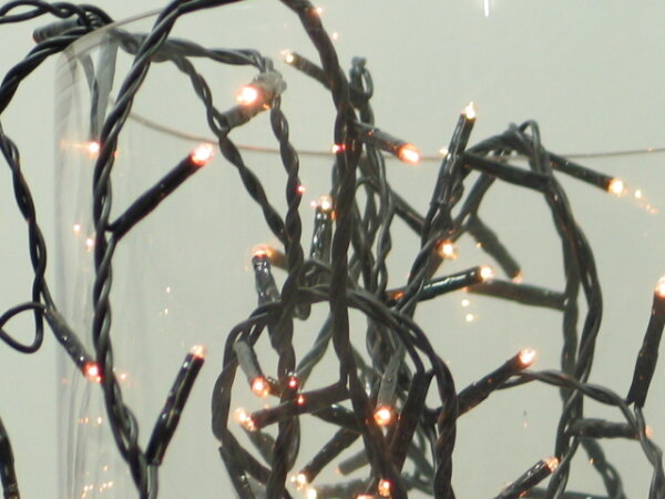 LED Lichterkette120 flammig Innen /Ausen Dekorationsbeleuchtung weiß