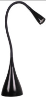 LED Tischleuchte Jonas schwarz Touch Dimmer Flexarm