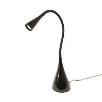 LED Tischleuchte Jonas schwarz Touch Dimmer Flexarm