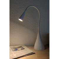 LED Tischleuchte Jonas weiss Touch Dimmer Flexarm  Tischlampe  TOP Lampe weiß