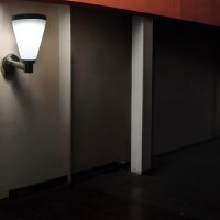 Solarleuchte LED-Außen-Wandleuchte Jolin mit Sensor Wandlampe Hausbeleuchtung