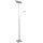 LED-Stehleuchte Loren LED-Deckenfluter mit LED-Leseleuchte nickel Fluter dimmbar