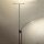 LED-Stehleuchte Loren LED-Deckenfluter mit LED-Leseleuchte nickel Fluter dimmbar