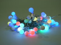 LED Kugel Lichterkette Ball 50flg Farbwechsler Innen Dekoleuchte
