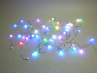 LED Kugel Lichterkette Ball 50flg Farbwechsler Innen Dekoleuchte