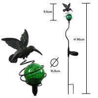 LED Solarleuchte mit Spieß diverse Figuren Solarfigur Ausenleuchte Solar Lampe Palma