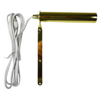 Wand - Bildleuchte Lampe in messing E14 Wand-Regal-Lampe