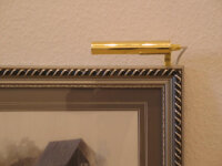 Wand - Bildleuchte Lampe in messing E14 Wand-Regal-Lampe