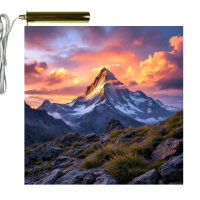 Wand - Bildleuchte Lampe in messing E14 Wand-Regal-Lampe