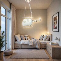 Deckenleuchte Helikopter Pendelleuchte Hängelampe