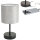 Tischleuchte Alan schwarz/grau USB & Type C Anschluss
