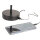 Tischleuchte Alan schwarz/grau USB & Type C Anschluss