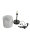 Tischleuchte Alan schwarz/grau USB & Type C Anschluss