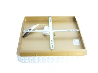 LED Dekenleuchte Talea viereck 28cm Lichtfarbe wechselbar