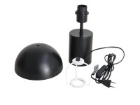 Tischleuchte Enno Metall schwarz E27/G45Tischlampe