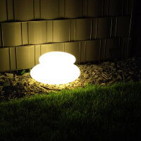 LED-Solar-Dekostein Duo Lichtobjekt Solarleuchten Gartendekoration Wegeleuchte