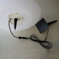 LED-Solar-Dekostein Duo Lichtobjekt Solarleuchten Gartendekoration Wegeleuchte