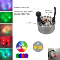 LED Vernebler mit Trafo 24V Luftbefeuchter 12 LED farbwechselnd+Netzteil Nebler