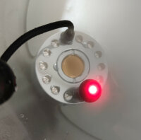 LED Vernebler mit Trafo 24V Luftbefeuchter 12 LED farbwechselnd+Netzteil Nebler