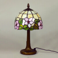 Tischleuchte Carolin Tiffany-Stil  Nachttischleuchte Deko-Lampe