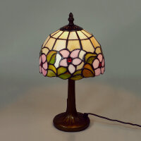 Tischleuchte Carolin Tiffany-Stil  Nachttischleuchte Deko-Lampe