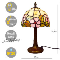 Tischleuchte Carolin Tiffany-Stil