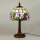 Tischleuchte Carolin Tiffany-Stil  Nachttischleuchte Deko-Lampe