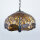 Hochwertige Echtglas Tiffany-Stil Deckenleuchte Charlotte