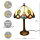 Tischleuchte Chantal 46cm Echtglas Tiffany-Stil