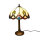 Tischleuchte Chantal 46cm Echtglas Tiffany-Stil