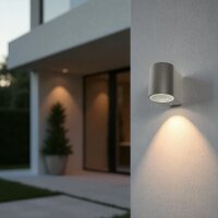 Außen-Wandleuchte Lugano Anthrazit 1-flammig