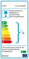Deckenleuchte-Lampe GABI Glas-Schirm 1 flammig Fassung...