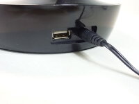 LED Tischleuchte John schwarz  mit USB Anschluß Schreibtischleuchte
