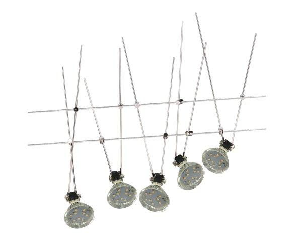 LED Seilsystem mit 5 Strahler Spotleuche