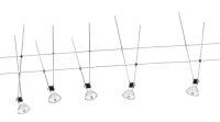 LED Seilsystem mit 5 Strahler Spotleuche