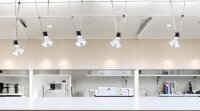 LED Seilsystem mit 7 Strahler Spotleuche Schienensystem Spotlight