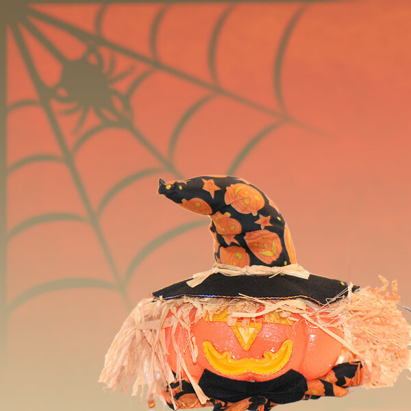 Beleuchteter Kürbiskopf Mr. Magic Dekoration Halloween Dekoleuchte Lampe Leuchte